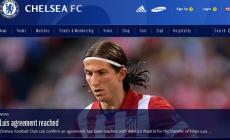 Filipe Luis segue Diego Costa