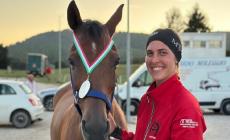 Valentina Galli brilla in sella a Ziru de Iloi