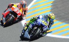 Rossi non va oltre il podio
