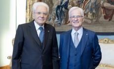 Elio Giovati e i Maestri del lavoro dal presidente Mattarella