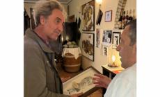 Un ritratto di Giuseppe Greci per il regista Sorrentino (che ringrazia - Video) 