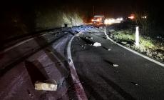 Frana sulla provinciale per Corniglio