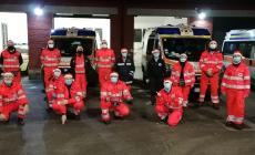 Volontari in servizio alla Croce Verde di Noceto la vigilia di Natale