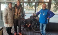 A Ramiola dopo il giro del mondo in bicicletta
