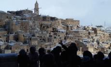 Basilicata sotto la neve: e a Matera i Sassi  sono "da cartolina" Foto