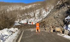 Frana, strada riaperta: le frazioni non sono più isolate