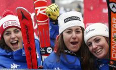 Valanga rosa, è tripletta azzurra