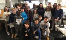 La  1' E della scuola media di Noceto in visita