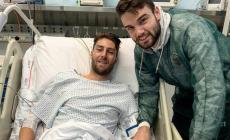 Scavone sta meglio, Beretta lo va a trovare