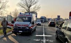 Incidente a Parola, scontro tra un autocarro  e un'ambulanza: un altro mezzo per il paziente
