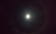 Il raro arcobaleno lunare visto dalla Bassa - Foto