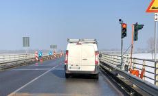 Ponte Verdi sul Po: installato il “semaforo intelligente” 