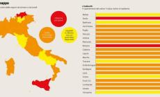 Covid: nuova mappa Ue, la Sardegna diventa arancione