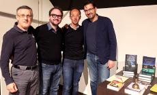 Mangia come scrivi: le  foto della serata "Certe notti (noir)" con Valerio Varesi, Romano De Marco e Paolo Roversi