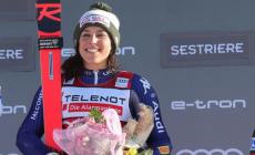 Brignone vince il Super G, Curtoni quarta