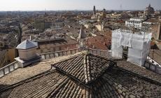 A 35 metri d'altezza artisti del marmo al lavoro per il restauro dei "torrini" del Battistero - Fotogallery