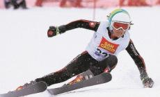 Tommaso Saccardi 11mo, migliore degli italiani dopo la prima manche dello slalom