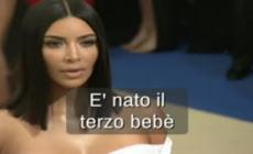 Fiocco rosa per Kim Kardashian e Kanye West