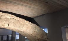 Pioggia battente: infiltrazioni "vecchio stile" sul "nuovo" ponte romano (Le foto)