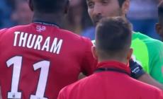 "Ti ricordo piccolo a Parma": lo scambio di maglia tra Buffon e Thuram jr