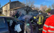 Incidente stradale a Martorano: due feriti all'ospedale - Foto