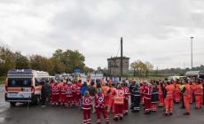 Amici e colleghi (e istituzioni) ricordano Angela sul luogo del tragico schianto