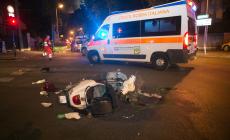 Scontro auto-scooter fra viale Milazzo e viale Villetta: un ferito grave