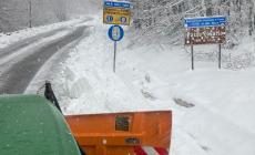 Venti centimetri di neve sull'Appennino parmense sopra i mille metri