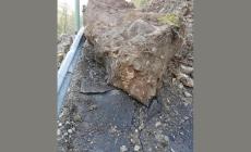 Strada chiusa a Compiano per frana. Due famiglie parzialmente isolate