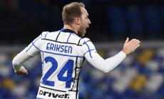 Inter indenne a Napoli: Eriksen sigla  il pari