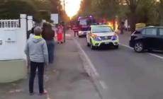 Via Casa Bianca, il momento dell'esplosione in un drammatico video 