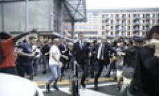 Arriva la Juve, tifosi impazziti in stazione
