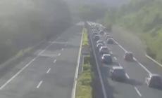 Parma-La Spezia: rallentamenti tra gli svincoli di Pontremoli e Berceto