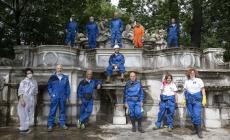 Parco Ducale, pulita la Fontana del Trianon - Foto 