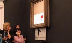 "Giallo Banksy" dopo l'opera autodistrutta a Londra