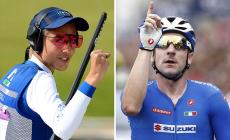Elia Viviani e Jessica Rossi portabandiera Italia a Tokyo