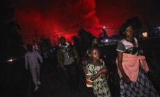 Si ferma la colata di lava del vulcano Nyiragongo
