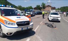 Traversetolo, bici contro auto. Un ferito grave