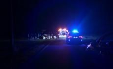 Auto fuori strada nella notte a Sorbolo: quattro feriti, due sono gravi