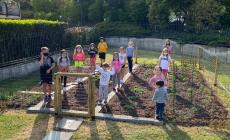 Un prato a San Martino Sinzano è diventato un orto per bambini