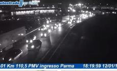 A1: coda in entrata al casello di Parma 