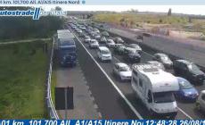 Controesodo e incidenti, giornata di disagi sulle autostrade (A1 compresa)