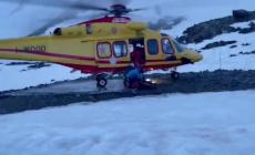 Le immagini dell'intervento del Soccorso Alpino - Video