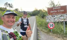 Bucci e Perotti: al mare a piedi in 22 ore