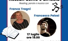A Lostello Franca Tragni e Francesco Pelosi: reading e musica perchè "Nessun uomo è un'isola"