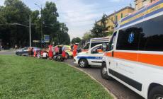 Scontro tra auto e scooter a Barriera Repubblica: due feriti