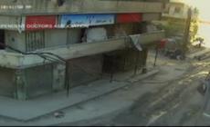 Bombe su Aleppo, l'esplosione in diretta