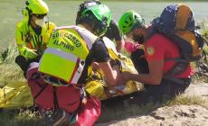 Malore a 1500 metri: salvato con l'elicottero