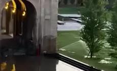 Bivacco o vandalismi? Piazzale della Pace diventa una risaia