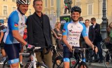 Pietro (e Paolo) e Andrea: &egrave; partita la pedalata per aiutare i malati di sla
